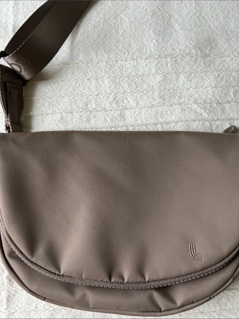 Lole Brown Crossbody Bag - Adjustable Strap